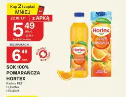Chorten Sok pomarańcza karton Hortex 100% oferta