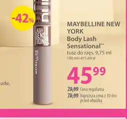 Hebe Tusz do rzęs Body Lash Sensational Maybelline New York oferta