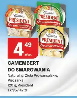Chorten Camembert do smarowania naturalny Président oferta