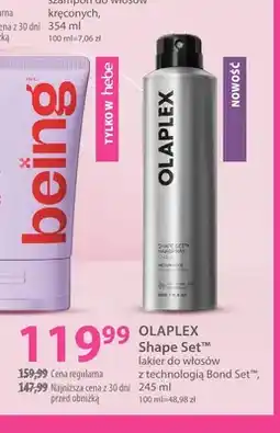 Hebe Lakier do włosów z technologią Bond Set Shape Set Olaplex oferta