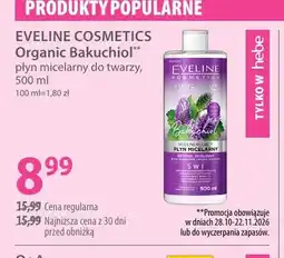Hebe Płyn micelarny do twarzy Organic Bakuchiol Eveline Cosmetics oferta