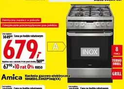 Media Expert Kuchenka gazowo-elektryczna Amica oferta