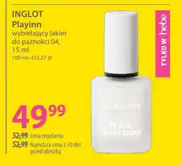 Hebe Wybielający lakier do paznokci 04 Playinn Inglot oferta