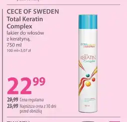 Hebe Total Keratin Complex lakier do włosów z keratyną Cece of Sweden oferta