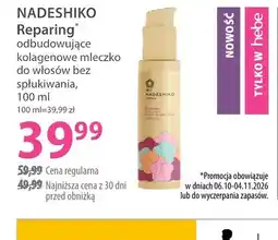 Hebe Kolagenowe mleczko do włosów bez spłukiwania odbudowujące Reparing Nadeshiko oferta