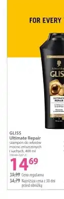 Hebe Szampon do włosów mocno zniszczonych i suchych Ultimate Repair Gliss oferta