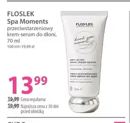 Hebe Przeciwstarzeniowy krem-serum do dłoni Spa Moments Floslek oferta
