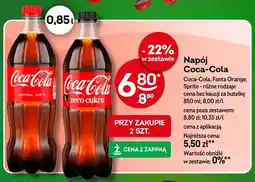 Żabka Napój gazowany Coca-Cola oferta