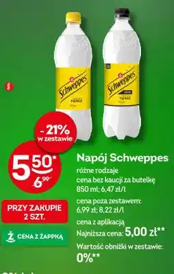 Żabka Napój gazowany Schweppes Indian Tonic oferta