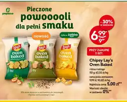 Żabka Chipsy Lay's Oven Baked Roasted Garlic Bread oferta