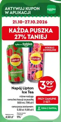 Żabka Napój Lipton Ice Tea oferta