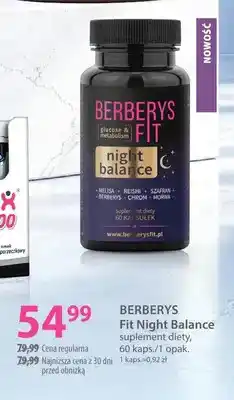 Hebe Suplement diety Fit Night Balance Berberys oferta