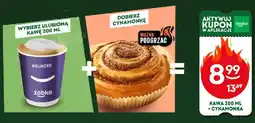 Żabka Zestaw kawa 200 ml + cynamonka oferta