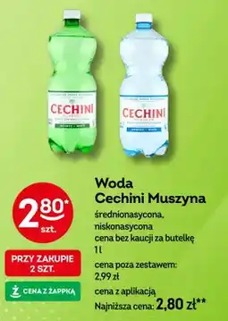 Żabka Woda gazowana Cechini Muszyna średnionasycona oferta