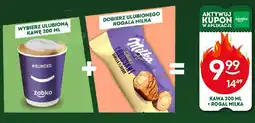 Żabka Zestaw kawa 200 ml + rogal Milka oferta