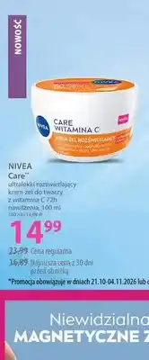 Hebe Ultralekki rozświetlający krem-żel do twarzy z witaminą C 72h nawilżenia Nivea Care oferta