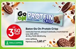 Żabka Baton Go On Protein Crisp pistacja & ciasteczka oferta
