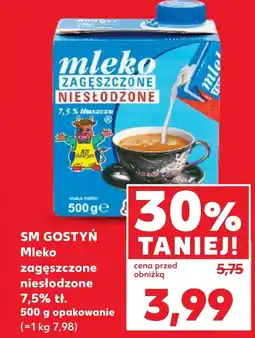 Kaufland Mleko zagęszczone SM Gostyń oferta