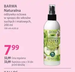 Hebe Naturalna odżywka octowa w sprayu do włosów suchych i matowych Barwa oferta