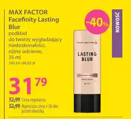 Hebe Podkład do twarzy wygładzający niedoskonałości Facefinity Lasting Blur Max Factor oferta