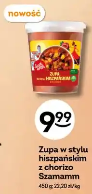 Żabka Zupa w stylu hiszpańskim z chorizo Szamamm oferta