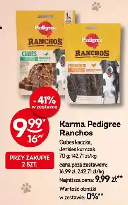 Żabka Karma Pedigree Ranchos Jerkies kurczak oferta