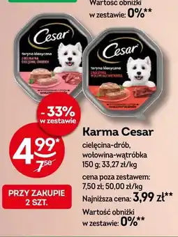 Żabka Karma Cesar cielęcina-drób oferta