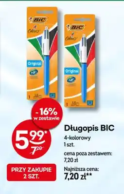 Żabka Długopis BIC 4-kolorowy oferta