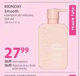 Hebe Smooth szampon do włosów Monday oferta