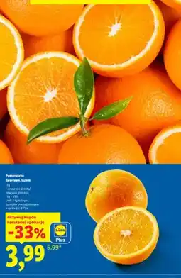 Lidl Pomarańcze deserowe luzem oferta