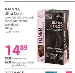 Hebe Toner do włosów dark chocolate ciemna czekolada Joanna Ultra Color oferta