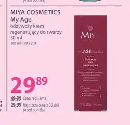 Hebe Odżywczy krem regenerujący do twarzy My Age Miya Cosmetics oferta