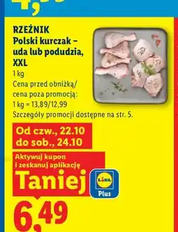 Lidl Polski kurczak uda XXL Rzeźnik oferta