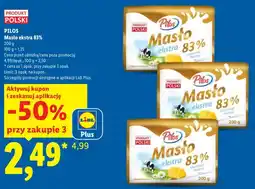 Lidl Masło ekstra Pilos 83% oferta