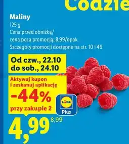 Lidl Maliny oferta