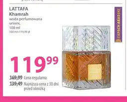 Hebe Woda perfumowana unisex Lattafa Khamrah oferta