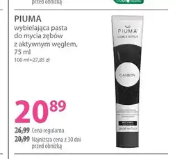 Hebe Wybielająca pasta do mycia zębów z aktywnym węglem Piuma oferta