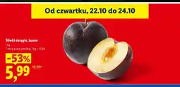 Lidl Śliwki okrągłe oferta