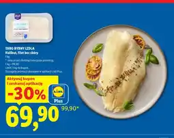 Lidl Halibut filet bez skóry Targ Rybny Lidla oferta