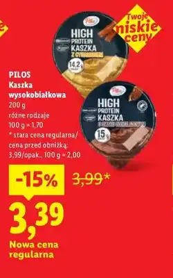 Lidl Kaszka wysokobiałkowa Pilos oferta