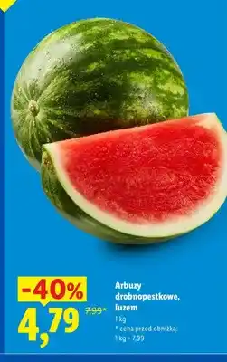 Lidl Arbuzy drobnopestkowe luzem oferta