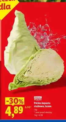 Lidl Kapusta stożkowa polska oferta