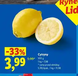 Lidl Cytryny Ryneczek Lidla oferta