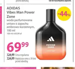 Hebe Woda perfumowana unisex o zapachu ambrowo-korzennym Vibes Man Power Zone Adidas oferta