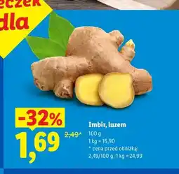 Lidl Imbir luzem Ryneczek Lidla oferta
