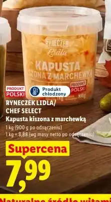 Lidl Kapusta kiszona z marchewką Ryneczek Lidla oferta