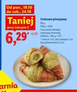 Lidl Croissant pistacjowy oferta