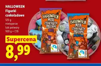 Lidl Figurki czekoladowe potwory Halloween oferta