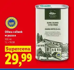 Lidl Oliwa z oliwek w puszce Renieris Estate oferta