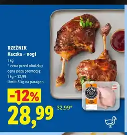 Lidl Kaczka nogi Rzeźnik oferta